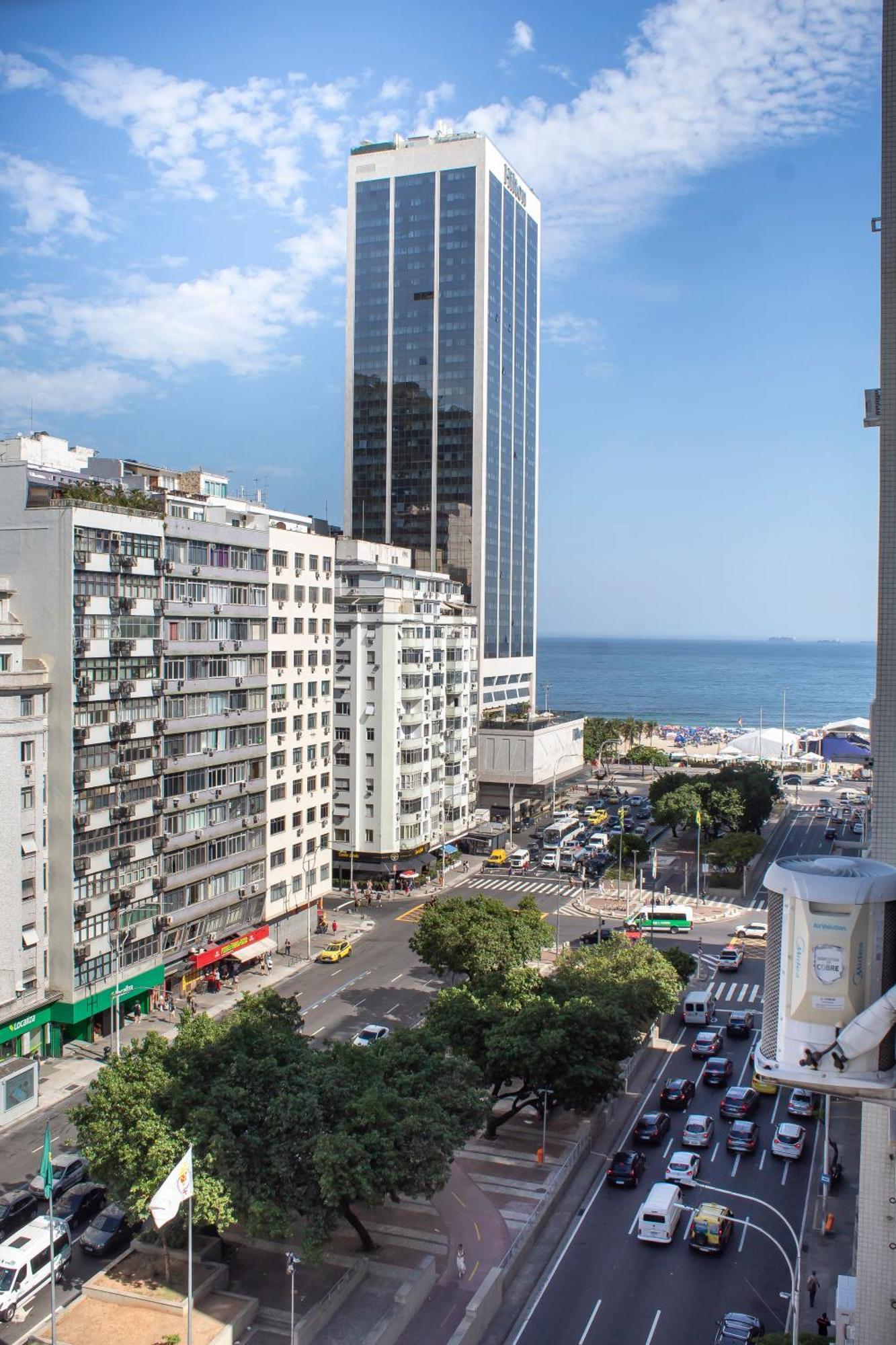 Apartamento Completo Na Praia De Copacabana 02 Quartos Com Vista Lateral Mar Em Andar Alto, Ar, Wifi , Netflix, Pauloangerami Rmvc18 Rio de Janeiro Kültér fotó